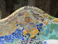 Bankdetail im Park Güell