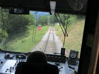 mit dem Zug im Vall de Nuria