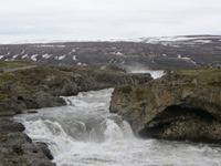 Am Godafoss – dem Götterwasserfall