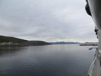 Ausfahrt aus Hammerfest in Richtung Tromsø