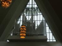 In der Eismeerkathedrale von Tromsø