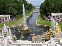 Peterhof - Blick zum finnischen Meerbusen