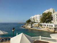 Blick von der Frühstücksterrasse des Übernachtungshotel auf Mallorca