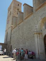 vor der Kathedrale in Ibiza Stadt