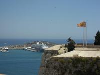 Blick auf den Hafen Ibiza