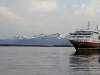 Hurtigruteneinfahrt in Molde