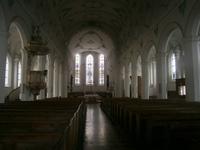 Im Innern der protestantischen Kirche von Lindau