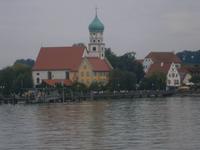 Blick auf die Umgebung der Anlegestelle Wasserburg  