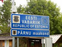 Grenzübergang nach Estland