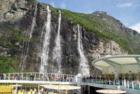 Wasserfall Sieben Schwestern, Geiranger Fjord, Norwegen