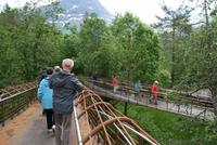 Felssprung Gudbrandsjuvet, Norwegen