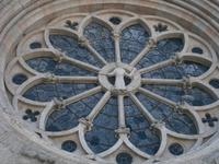 Rosettenfenster am Dom von Trento