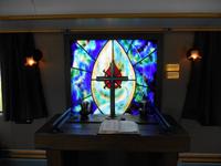 Zugkapelle am Bahnhof in Åndalsnes