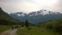 Auf Wanderschaft in der Nähe von Geiranger