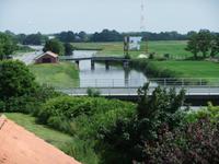 Blick von der Mühle übers weite Land