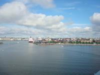 Einfahrt in den Hafen von Helsinki