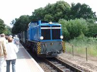 unsere Fahrt leider mit der Diesellok