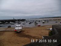 Ebbe im Hafen von Gorey