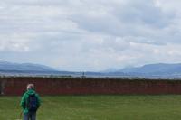 Great Glen (das große Tal von Schottland), gesehen von Fort George