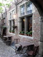 romantische Winkel in Antwerpen