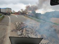 Bauernblockaden bei Morlaix