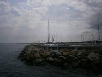 Yachthafen von der Mole aus gesehen