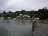 Verleihstation am See