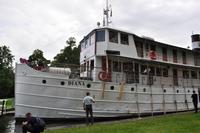 Carl Johann Slussen in Berg am Götakanal - Blaues Band Schweden - MS Diana