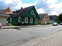 Häuser in Trakai haben oftmals nur 3 Fenster Richtung Straße