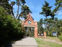 Friedhofseingang in Nida