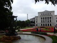 Park der National-Opera in Riga