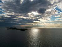 Abendstimmung auf der Fähre