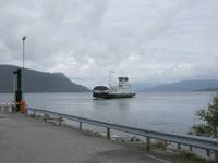 Ankunft einer Fjordfähre