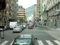 Fahrt durch Salerno
