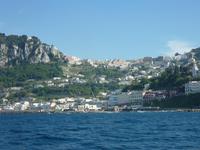 Blick auf den Capri vom Schiff aus