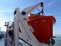 Rettungsboot auf Fähre Kings Seaways