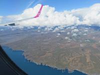 0015 Island - Anflug - Blick auf Vulkanlandschaft