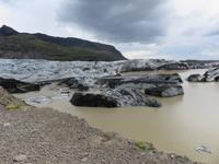 960 Island - Fahrt entlang der Südküste - Stopp am Gletscher Svinafellsjökull