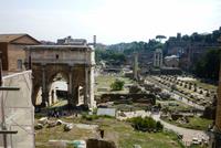 Blick auf das Forum Romanum 27.09.11