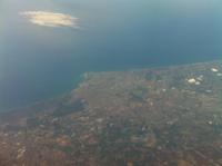 beste Sicht auf dem Hinflug