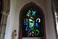 310 Plymouth, Minster St. Andrew, Glasfenster von John Piper und Patrick Reyntiens