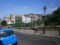 Montmartre, Blick auf den letzten Weinberg von Paris