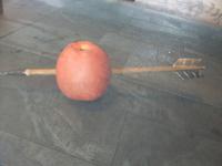 Hier findet man auch den pfeildurchbohrten 