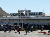 Ankunft in Victoria Falls