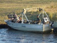 Fahrt auf dem Chobe