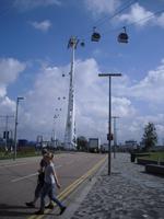 Seilbahnfahrt über die Themse