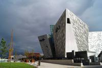 Planungsgebäude der Titanic (Backsteinbau) und Museum 