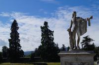 Sequoiadendron giganteum (Riesenmammmutbäume und Hermes, Powerscourt Gardens 