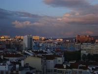 Lissabon - Blick auf die Stadt zum Sonnenaufgang