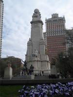 Madrid - Cervantes Denkmal